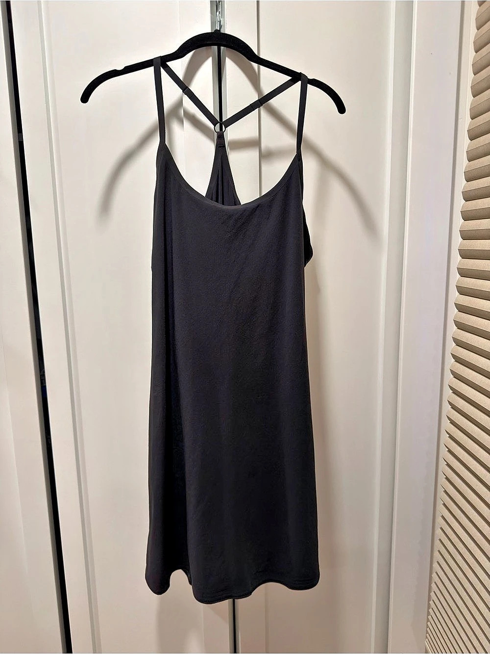 Outdoor Voices The Exercise Dress Black Mini Dress XL